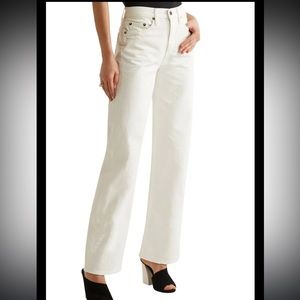 Simon Miller Wide Leg White Denim Jean Size 29